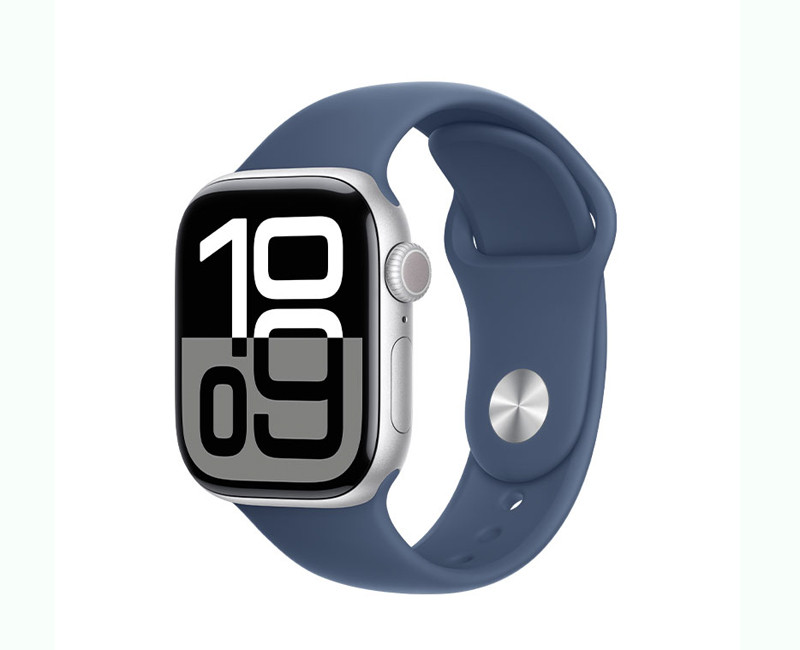 Apple Watch 10 46mm GPS with Denim Sport Band